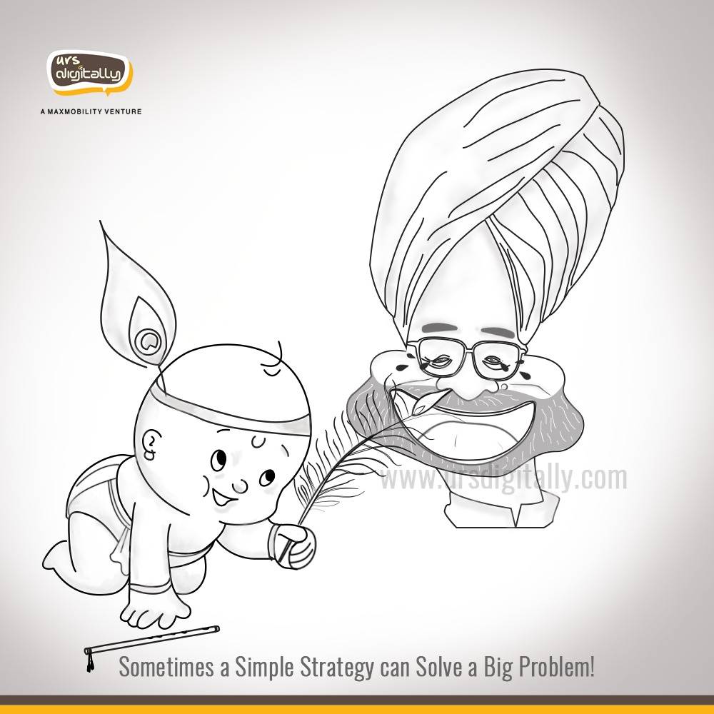 UrsDigitaly's tweet photo. Even the most complex problems can be solved with a feathery stroke i.e. simple thinking!! Stay naughty, stay kiddish :)

#HappyJanmashtami https://t.co/p0wj7RKC6i