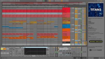 Titans - #Ableton #Live 10 Techno Project Template | #Studio Slave - audiobyray.com/producing/able… #AbletonTemplates #AbletonLive10 #AbletonLiveSuite #AbletonRacks #ConvolutionReverb #DarkTechno #Electronic #HowTo #Masterclass #MaxForLive #Music #Production #Tutorial #mixing #mastering