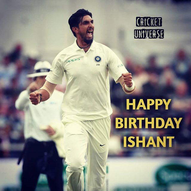 Happy 30th Birthday Ishant Sharma!     