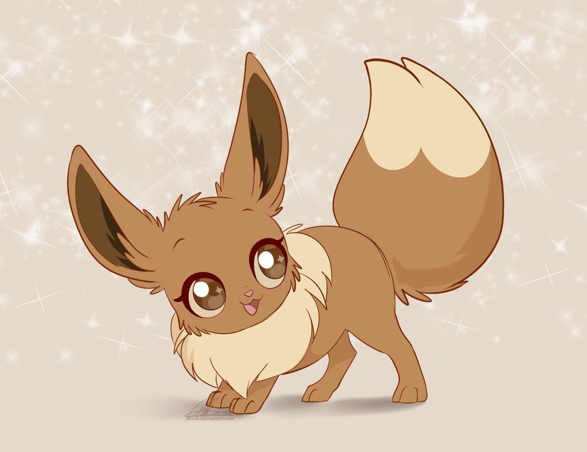 #eevee. (also yes I forgot to draw the popped balloons that were tied aroun...