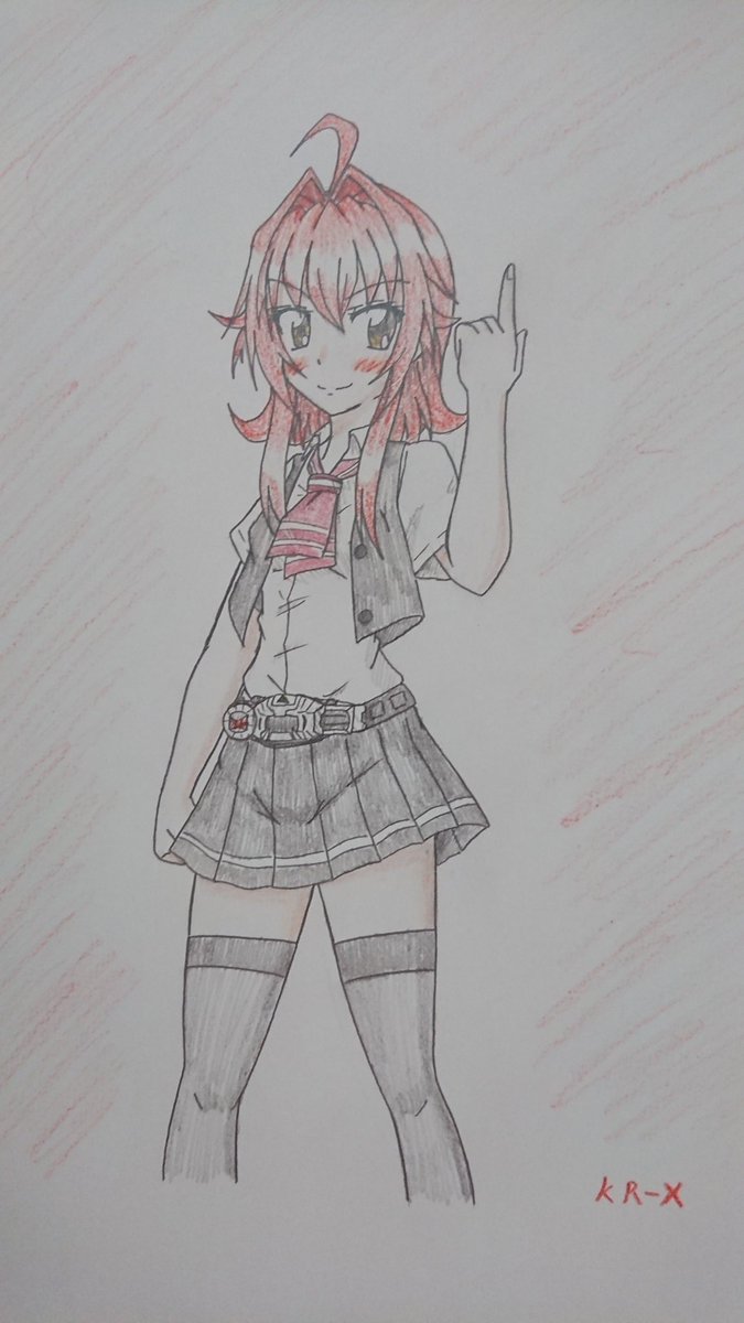 #艦これ版真剣お絵描き60分一本勝負_20180902
カンコレターイム
新しく始まった仮面ライダーのベルトで遊ぶ嵐です 