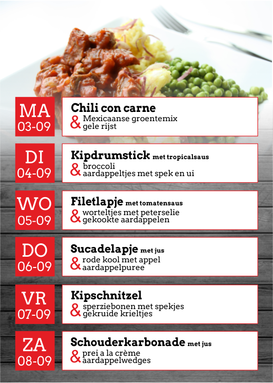 T_A_L_C's tweet photo. Een nieuwe week betekent nieuwe maaltijden! Fijne zondag nog en tot morgen. https://t.co/Zfuwt6NVtT