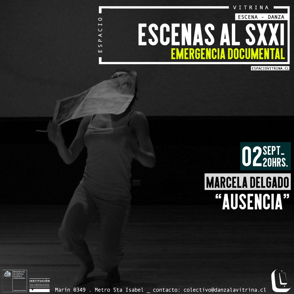 IvanInsunza's tweet photo. Hoy!!! En Espacio Vitrina @VitrinaLa  @CATeatroKapital @RevistaHiedra #encuentroescenas #danzavitrina https://t.co/2Ulnlswymi