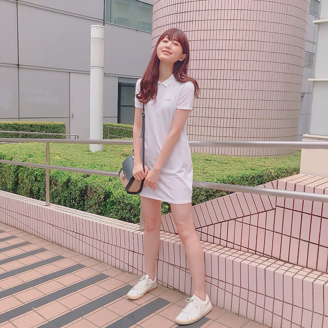 増澤璃凜子 ラコステがモテると聞きました りりこふく ラコステ ワンピース Lacoste Onepiece T Co W4secbat1g
