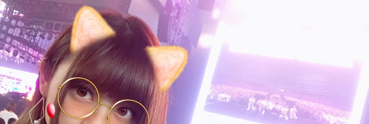 aaa_luv_r's tweet photo. 今日も良き1日だだだだだー！！
肉眼でバッチリ見えた。
幸せすぎました。

3日目も行きます💜
楽しみます🧡

#AAADOMETOUR2018 
#CAL #CALORALIFE 
#AAADOMETOUR2018COLORALIF https://t.co/cejXm3L5aR