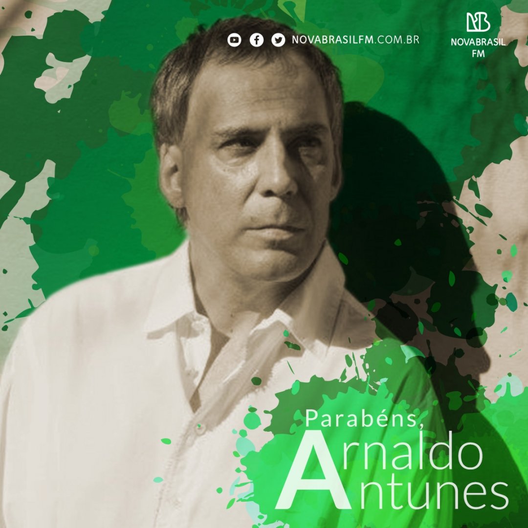 Hoje é dia de celebrar o aniversário de uma das maiores vozes da música brasileira! 🎉🎉
Parabéns, <a href="/antunes_arnaldo/">Arnaldo Antunes</a>! 💚