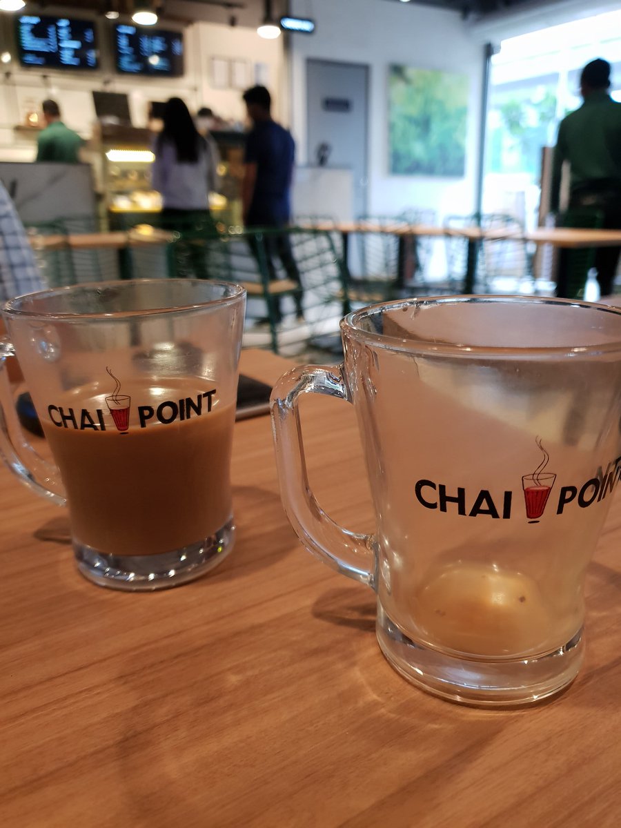 DiaryEpicure's tweet photo. Ek cup chai ho jaye.....India runs on Chai!! #chaipoint good masala tea @NDTVFood https://t.co/73kUe3xwW8