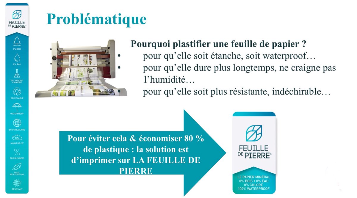 Scx_Flo's tweet photo. A la 11ième minute et 16s, sur @TF1 un reportage sur la Feuille de Pierre d’#ArmenPaper

Du papier waterproof car il est fabriqué avec des pierres : la solution pour remplacer le papier plastifié 👍🏼

@FP_Officiel #EconomieCirculaire #EntronsDansLaBoucle

https://t.co/JEr73HLRwv https://t.co/EOJpZrfHMI