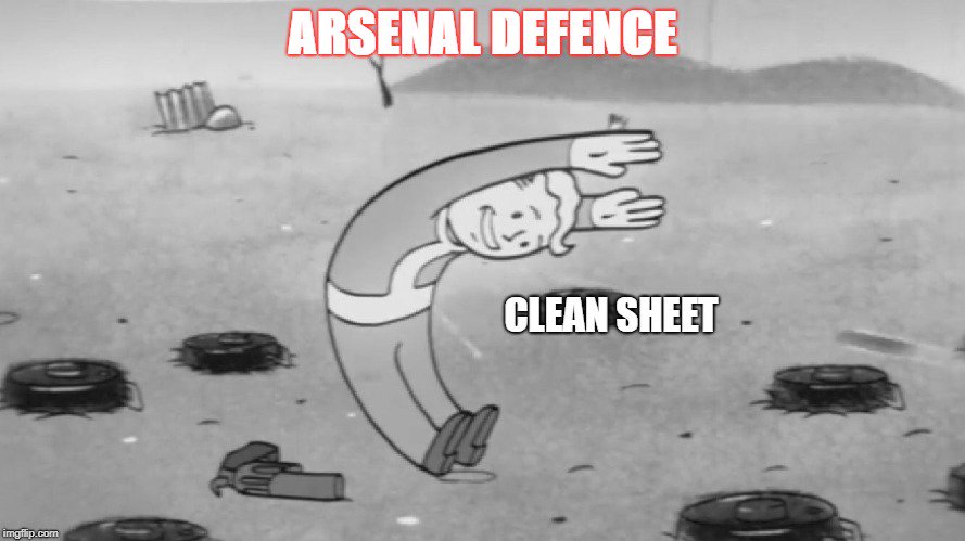 Arsenal Defence: miss me with that clean sheet. #CARARS #COYG