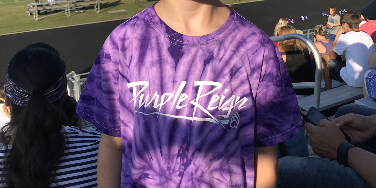KariAK14's tweet photo. Good morning folks! #PurpleReign #OneBearNation #ShopSmall #EtsySeller #CBluff #BluffBears https://t.co/9DDhWJc25M