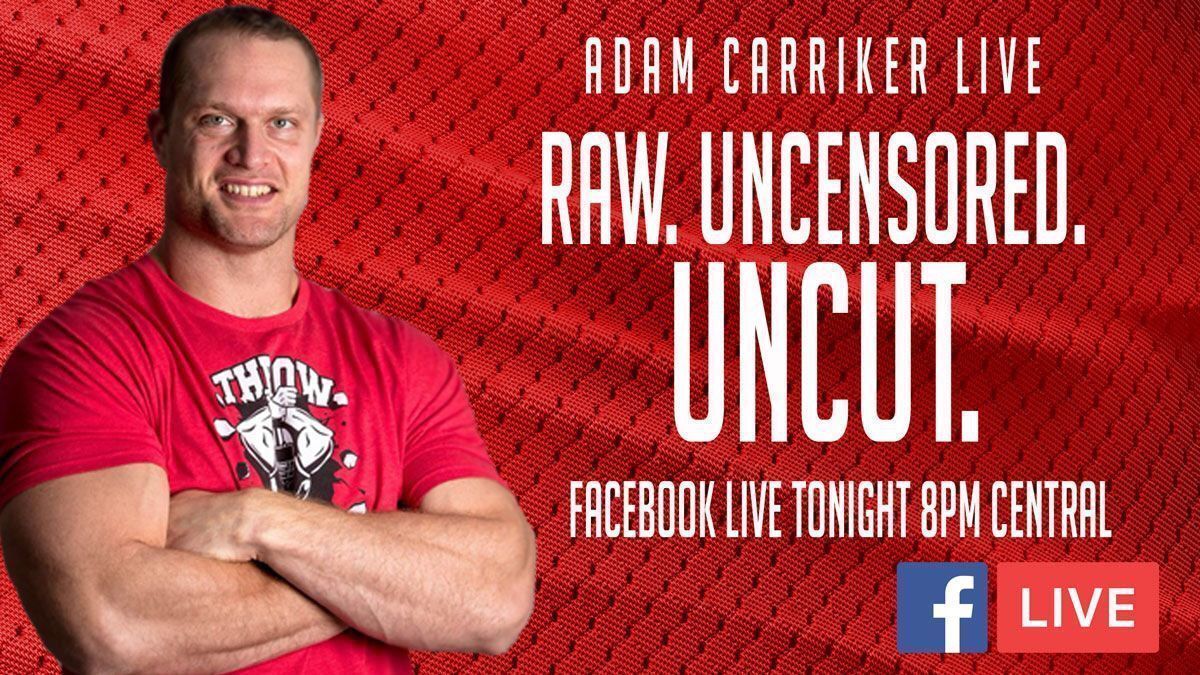 AdamCarriker94's tweet photo. There’s still a #CarrikerLive Show on Facebook tonight! #NebraskaFans sent me several questions: How will this effect our young team...A true freshman QB...Bowl eligibilty...Getting ready for Colorado etc...
There’s a lot to talk about...See ya tonight at 8pm CT! #Huskers 🔴🌽🏈 https://t.co/gKSj2GRbvD