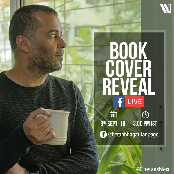 chetan_bhagat's tweet photo. Excited to announce the cover launch of my new book! I’ll be launching it LIVE on Facebook, do tune in!
Got a question? Ask me here and I’ll answer some of them during the LIVE.
Date: 3rd September
Time: 3.00 pm
Venue: https://t.co/ajx49RhyzD #ChetansNext https://t.co/DjOpeyC8EC
