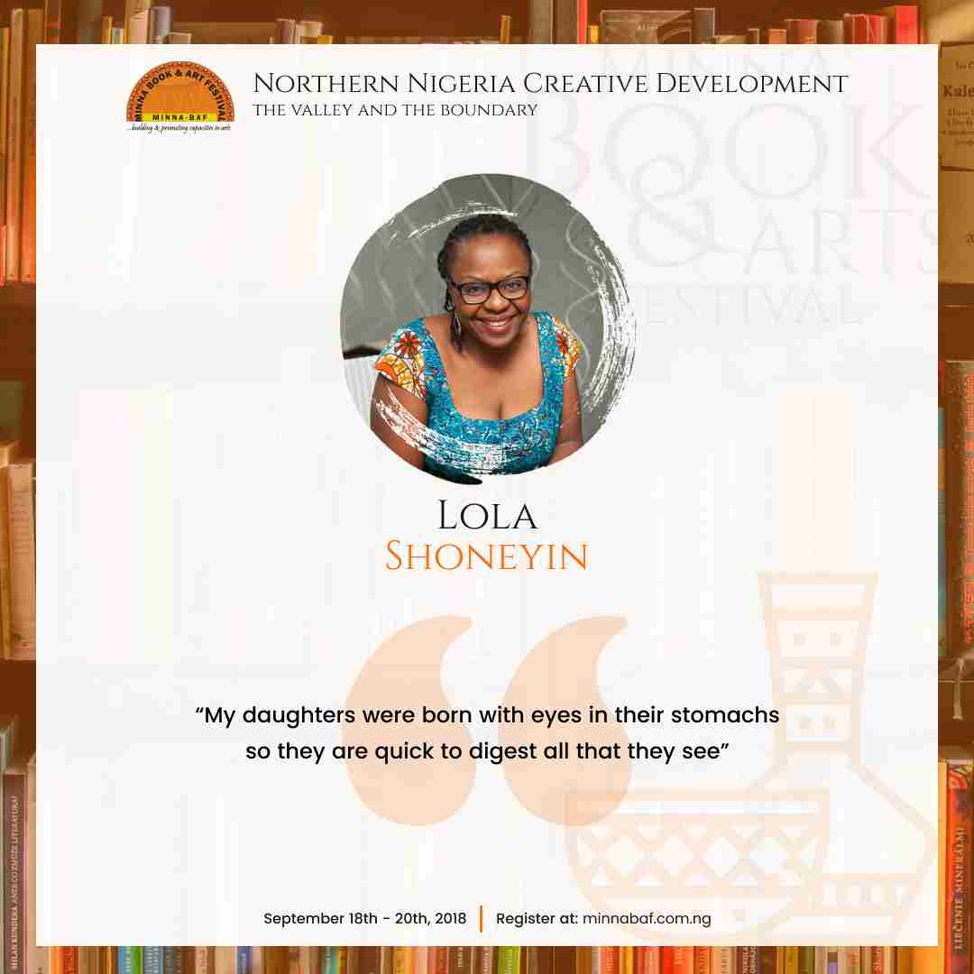 Minna_BAF's tweet photo. 16 days to go before #minnabaf2018 and here is something to digest from Lola https://t.co/T0bxh4OmFe
