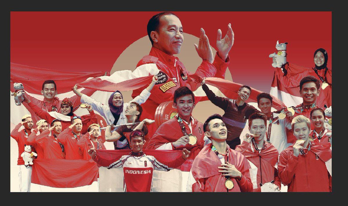 Terima kasih, Presiden Jokowi yg terus menebar optimisme bhw INDONESIA mampu capai target yg tinggi. Optimisme selalu menimbulkan kekuatan. Semesta kan mendukung.

Terima kasih, para atlet, pelatih, pembina, pengurus, pendana yg telah berjuang untuk Indonesia di Asian Games 2018.