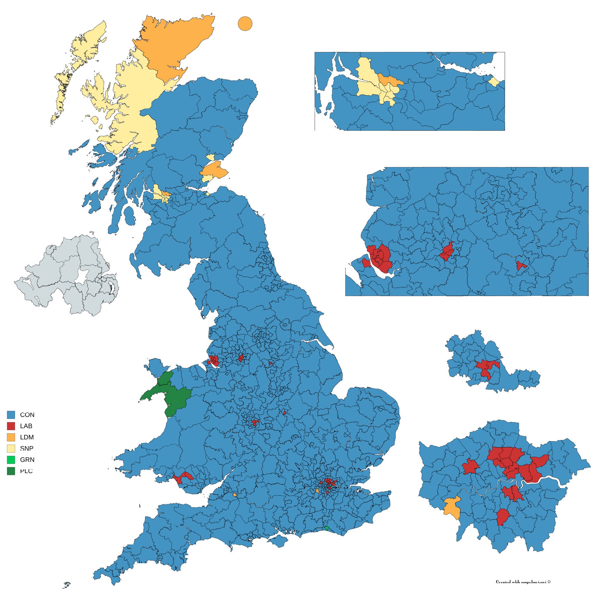 Election Maps UK on Twitter: "How the next General ...