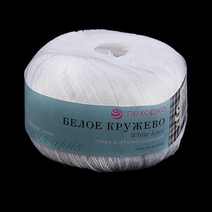 ArtYarn's tweet photo. Pekhorka Yarn "White Lace" (Russia)
Composition: 100% mercerized cotton
Footage: 475 m
Weight of skein: 50 gr
Package weight: 200 gr (4 skeins)
Price is for 1 skein.
Recommended hook number: 0.9 - 1.1. Gentle hand wash, max 30°C. https://t.co/Iqr3Z8vo5Q