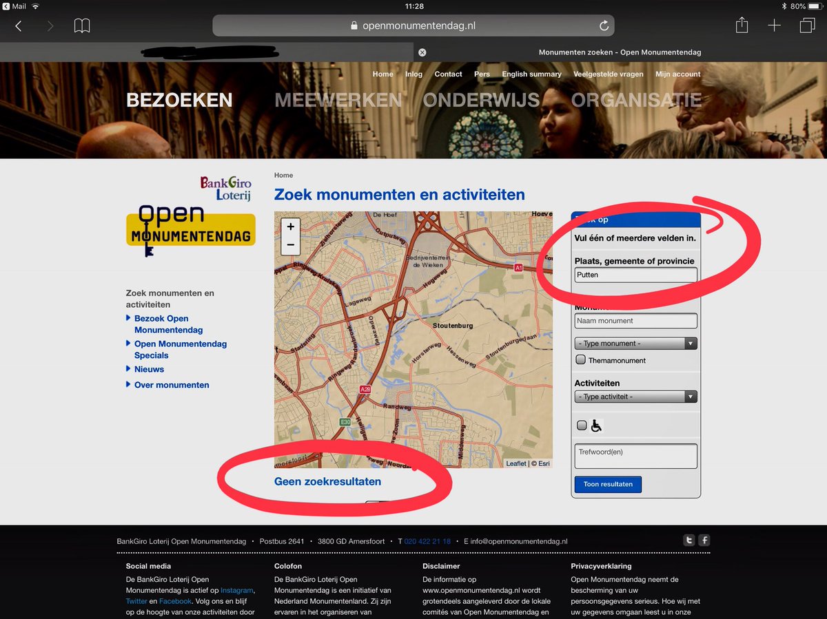 Doet #Putten komend weekend mee met #openmonumentendag? <a href="/gem_putten/">Gemeente Putten</a> <a href="/OpenMonumentdag/">VriendenLoterij Open Monumentendag</a> 
Op site van <a href="/VVVPutten/">VVV Putten</a> kom ik alleen #Museum #Detienmalen tegen.