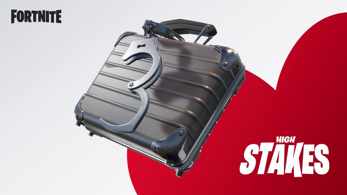 the wildcard set will be available to purchase in the item shop next week with the fortnite high stakes event includes wildcard outfit cuff case back - fortnite event shop