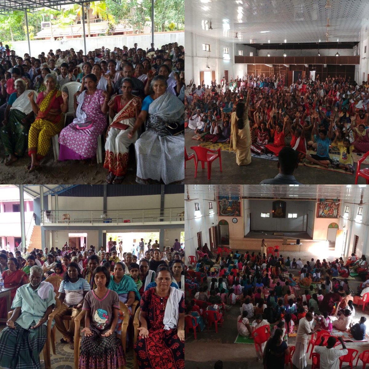 Gurudev's tweet photo. .@ArtOfLiving begins Project #SriAbhayam to aid flood ravaged tribal areas in Kerala. Trauma relief &amp; medical camps, sanitation facilities, water purifiers, solar lanterns, student scholarships, skill development etc ensure a unique 360° approach to sustainable development. https://t.co/OHotzwME9m