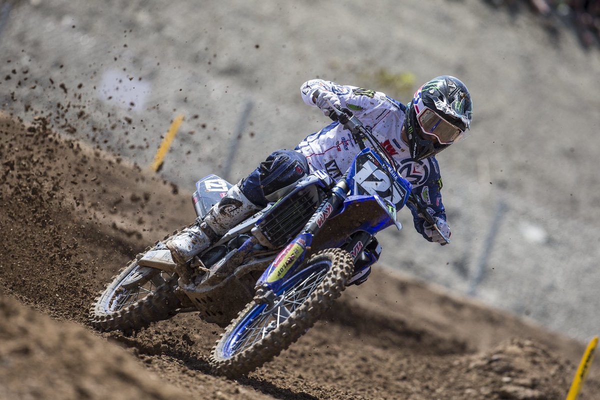 yamaharacingcom's tweet photo. 🇹🇷 @anthonymx127 made some solid passes as he stormed to 7th in #MX2 Race 1. #YamahaRacing #RevsYourHeart https://t.co/u6VdMgot4n