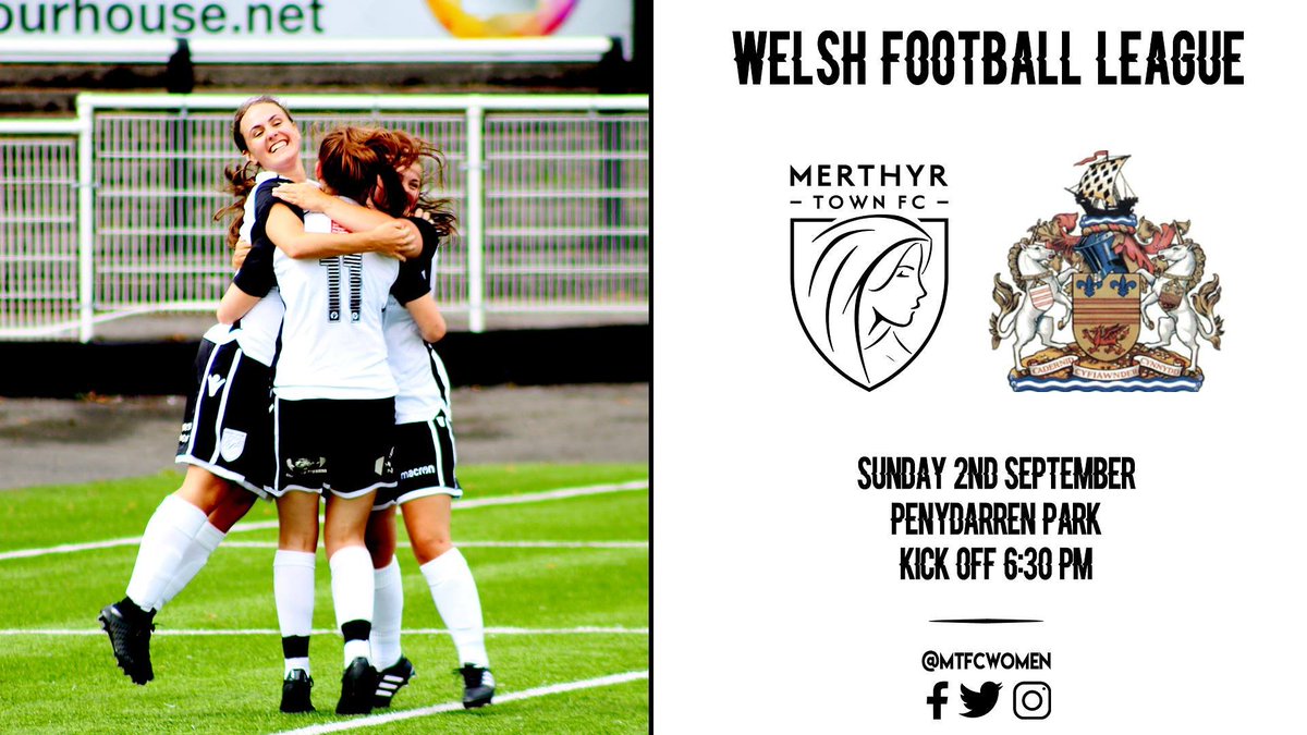 ⚽ MATCH DAY

Merthyr Town V @BTULADIES 

🏟 Penydarren Park
🏆 @WelshWomensLge 
🕡 K/O 18:30

#WeAreAllMartyrs