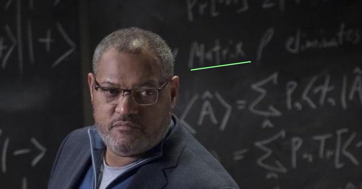 ここで一言 アントマン ワスプ小ネタ ビル フォスター扮するローレンス フィッシュバーン登場時 黒板に マトリックス の文字があるなんて全く気付かなかったですよ この人と言えばモーフィアスだもんな Antmanandthewasp