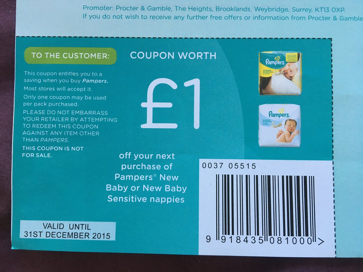 BrownAmyB's tweet photo. @Pampers_UK bit disappointed one of my coupons expired 3 years ago?! 🤔 https://t.co/LRl7yUASF2