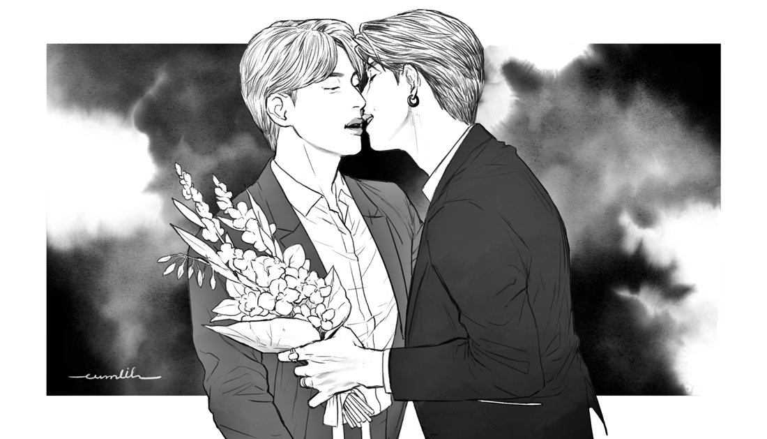 eum_lib's tweet photo. 💐 #namjin #랩진 https://t.co/DqGLHOwDSL