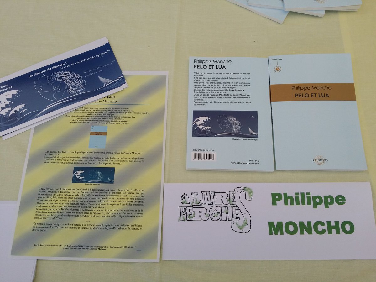 MonchoSolo's tweet image. A Livres Perchés Lardier les Valença #PeloetLua #roman #Livre #Editions Les Orfèvres @IsulaProd @AudreyHarelCas @librairiefrance @musanostra @FranceBleuRCFM