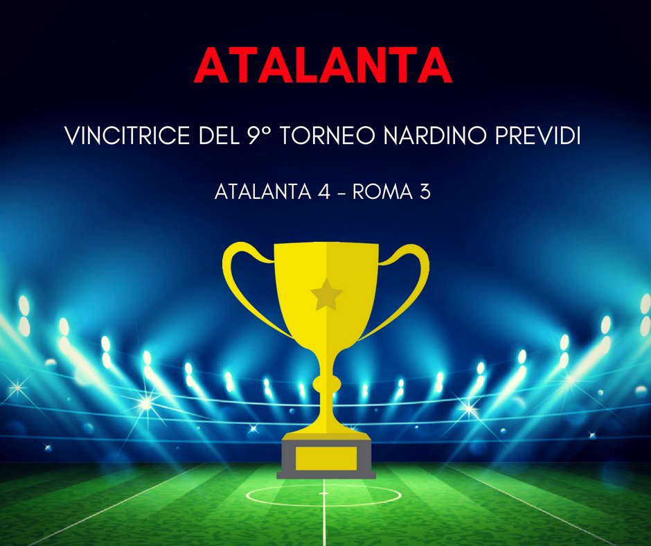 MemorialPrevidi's tweet photo. È l'@Atalanta_BC (categoria allievi) la vincitrice della nona edizione del Memorial Nardino Previdi!🎉#MemorialNardinoPrevidi #calcioallievi https://t.co/7RsO7bQrVM