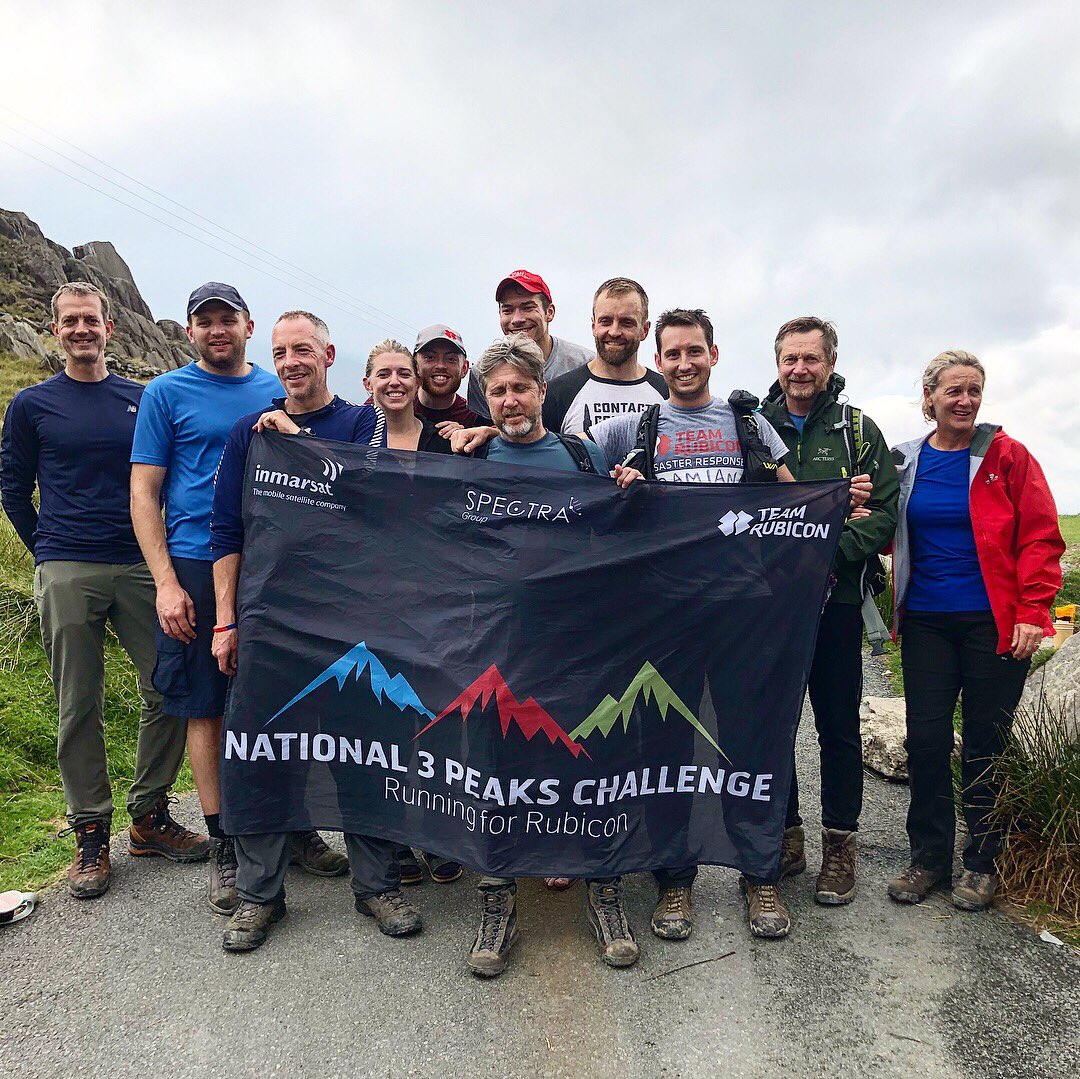 @3peakschallenge Just to let you know that we in team #RunningforRubicon succeeded in our #NationalThreePeaks challenge attempt. We decided to up the drama by hiring a minibus limited to 63mph, meaning our final time was 23h50m 😳! #neverindoubt #cuttingitfine