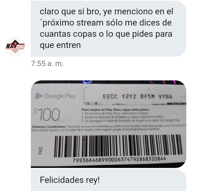 Gracias @EyBlackjack  por el premio del BlackRoyale 🏆🏅🏆
Fue un torneo divertido con muy buen nivel💪💣
Nada de engaños aquí!
Sigue adelante bro!