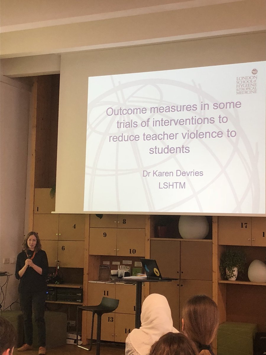 Karen Devries presenting on Measuring Child Maltreatment as an outcome in Intervention Studies   Presentations facilitated by <a href="/AresQui/">Luan Rocha</a> <a href="/ISPCAN/">ISPCAN</a> #ispcanDWG2018