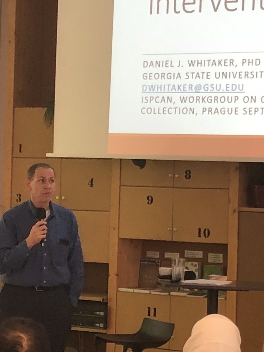 Daniel Whittaker presenting on Measuring Child Maltreatment As An Outcome in Intervention Studies <a href="/ISPCAN/">ISPCAN</a> #ispcanDWG2018 <a href="/GeorgiaStateU/">Georgia State University</a>  session facilitated by <a href="/AresQui/">Luan Rocha</a> Franziska Meinck