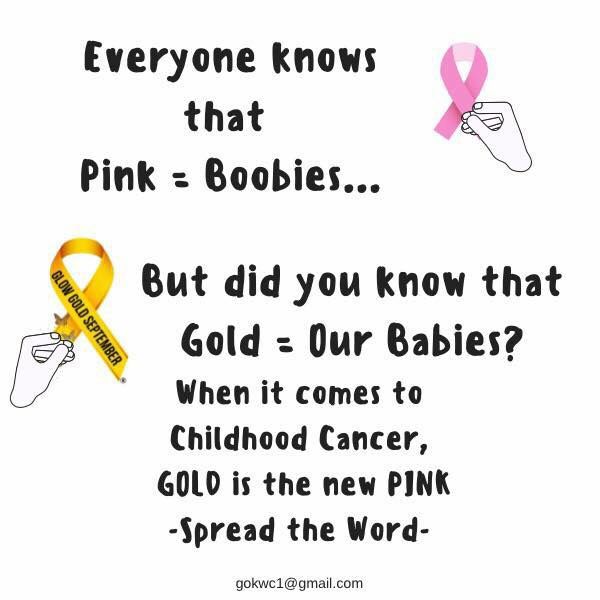 CWCFPolegate's tweet photo. What can you do this September to raise awareness of Childhood Cancer? Host a bake sale, a dress down day, decorate your window in gold, grow a “gold” flower display. Share your photos with us 🌟

#fundraising  #awareness #ChildhoodCancer #GoGold #glowgold https://t.co/hbMKMYMcGq