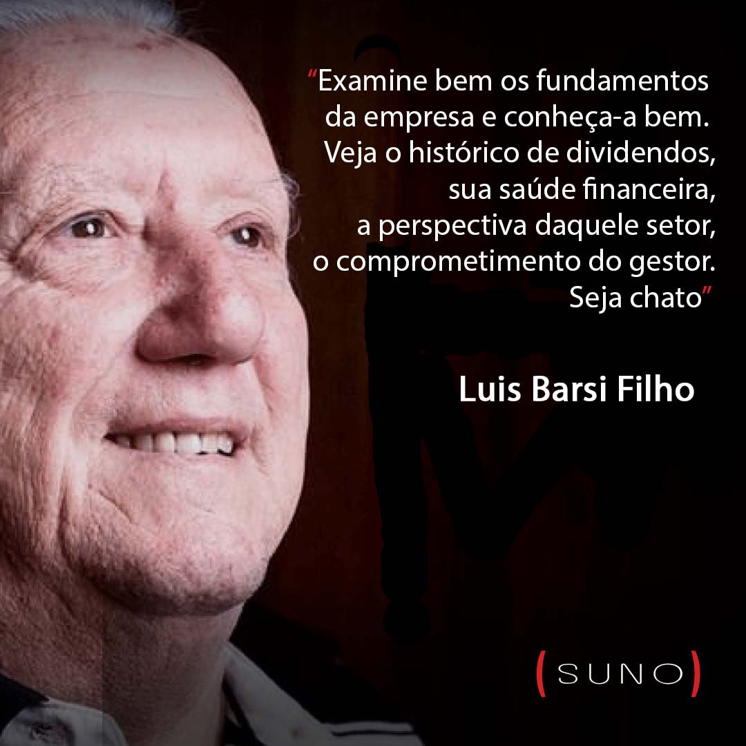 sunoresearch's tweet photo. Luis Barsi Filho acredita que é necessário estudar uma empresa antes de começar a investir. Pesquisar os fundamentos e históricos de uma companhia irá te ajudar a fazer bons negócios e ter melhores resultados.#SunoResearch #LuisBarsi #investidor #economia #mercado #financeiro https://t.co/VnLLd3zrMh