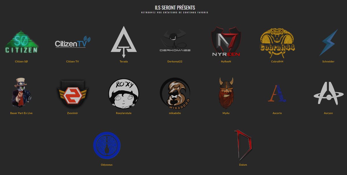 TradTeam's tweet photo. Nous avons mis le site de la #PariVerse2948 à jour.
Retrouvez-y désormais tous les créateurs ayant confirmé leur présence !

Infos &amp; préventes sur https://t.co/f9uZJuI5fH 

#Squadron42 #StarCitizen
@StarCitizenFR @StarPiratesNews @CitizenTVFR @DiscordSCF https://t.co/lfS2V43TRv