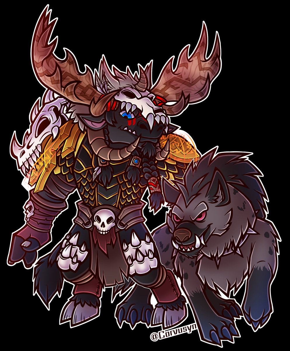 egeiros's tweet photo. Commission for @CooperFerryhill of their Highmountain Tauren and his faithful companion! #Warcraft #tauren https://t.co/w9VBw79uwt