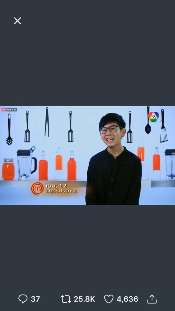 #MasterChefJuniorThailand เซนอย่าโปรยเสน่ห์สิ555 ละลายแล้ว จะพยายามโฟกัสที่อาหาร