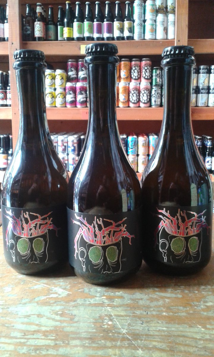 Check out these fancy bottles from <a href="/BeavertownBeer/">Beavertown Brewery</a>. Brewed as part of their Tempus Project, Battle of the Trees is a 6.5% Brett Fermented Sour Ale, aged in Red Burgundy Barrels.