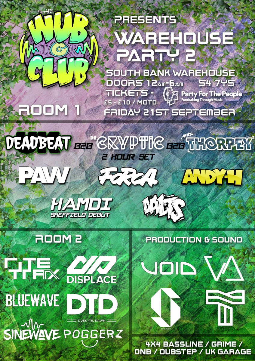 rite_trax's tweet photo. The @wubclub0114 returns in just less than 3 weeks with this monster at @southbankWHUK! @DDBTUK b2b @An_Its_Thorpey b2b @dr_cryptic is guna be a madness! Tickets are moving fast - grab yours at https://t.co/B7MjzgtjDV! #sheffieldissuper #bassline #ritetrax #wubclub0114 #ukbass https://t.co/oTUKLN8BEP