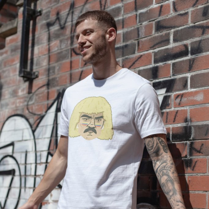 Happy Birthday Carlos Valderrama.   Bag the Tee now  