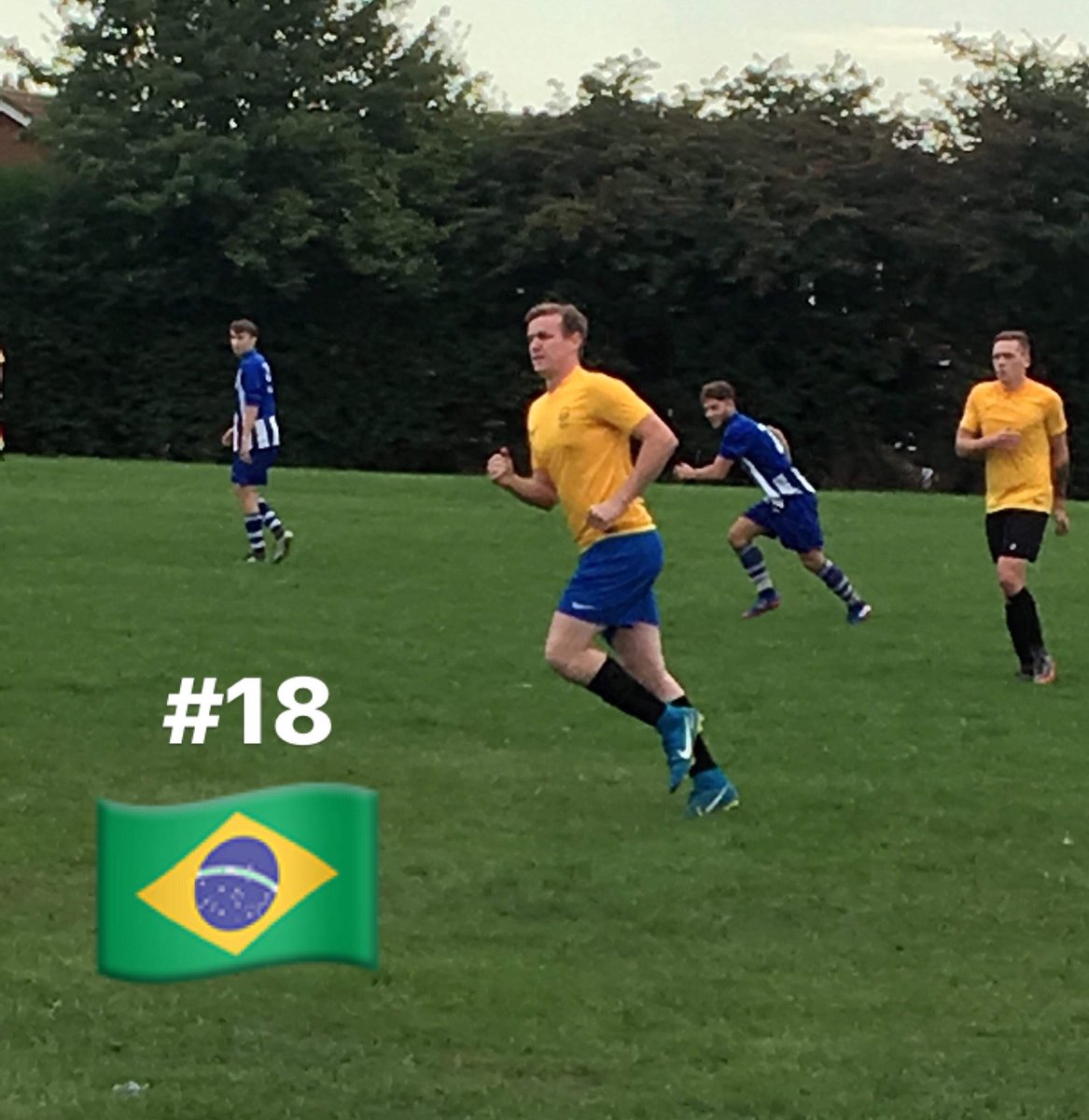 Dick of the the day goes to Fat Brinaldo for turning up in his brand new Brazil kit. You’re no Fernandinho. #ItsLikeWatchinBrazil #TheBlueandYellowBee