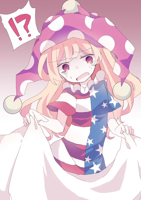 クラウンピースちゃんのお布団で寝ていたら朝クラウンピースちゃんが起こしに来てくれました!優しいなあクラウンピースちゃん…
