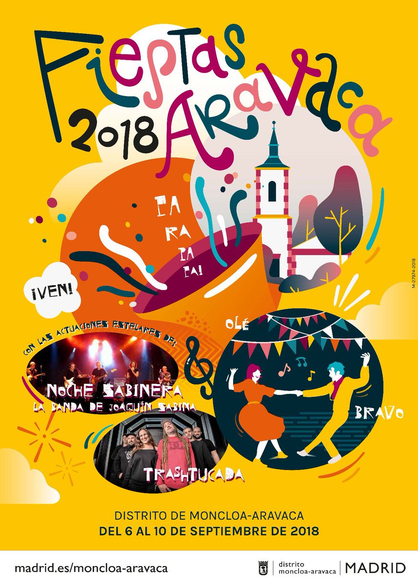 enaravaca's tweet photo. Las fiestas de Aravaca vuelven un septiembre más
https://t.co/T7SUyrdR3V #EnAravaca https://t.co/DWo6HgTYc2