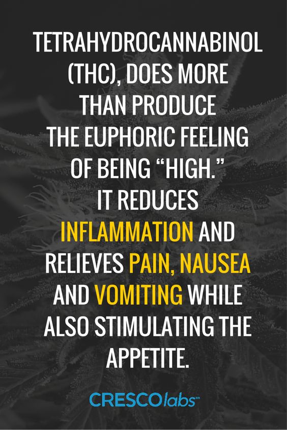 #Tetrahydrocannabinol (THC), does more than produce the euphoric feeling of being "high." It reduces inflammation and relieves pain, nausea and vomiting while also stimulating the appetite 🌬️🎈