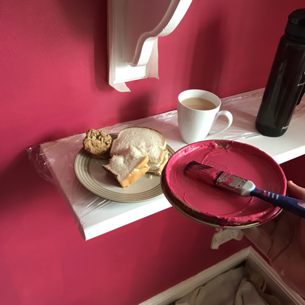 thatsdramgood's tweet photo. Painting the babys room.....itβs important she says. It MUST be done this weekend. And NO, I cannot have a whiskey painting party she says. FFS......
At least she made the sandwiches and tae.
#SundayWork #IHatePainting #IdRatherBeNapping https://t.co/ZMyBAV1Ixk