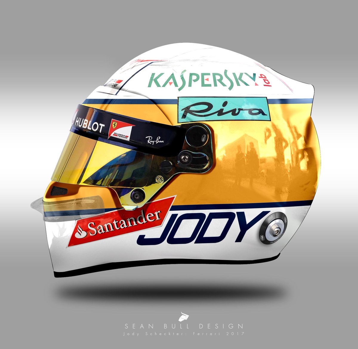 seanbulldesign's tweet photo. More retro helmets with current shapes and sponsors: get your requests in!
#f1 #f12018 #monza #itagp #italy https://t.co/1MPz1sUXwR