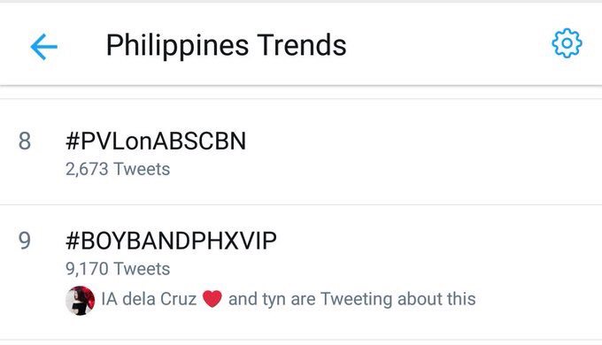 WennMagallanes's tweet photo. Trending at Ninth Spot!!

#BOYBANDPHXVIP https://t.co/DSp5cfovdF