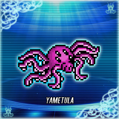 Nediile's tweet photo. Yametula a la fâcheuse tendance de poursuivre et de cracher de l'encre blanche sur les personnes qu'il aime. Sauf que ces personnes cherchent plus à le fuir qu'à l'approcher. Ne cherchez pas.

(@NewGameYerrelle) #PixelArt #Animation #Bestiaire #Ennemis #Enemies #Sticker #Ivaylle https://t.co/gYhwVeoucH